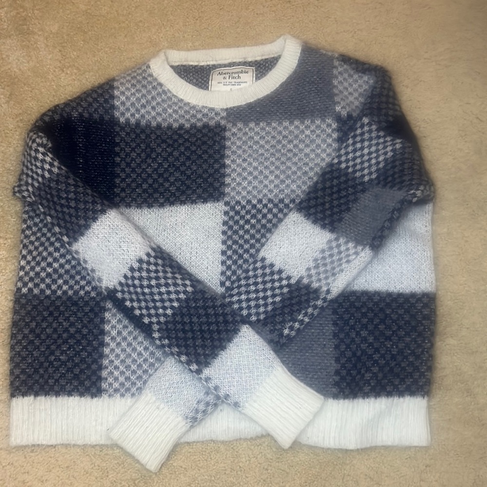 Abercrombie Plaid Sweater